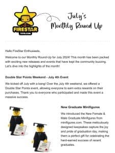 ⭐ July’s Monthly Round Up!