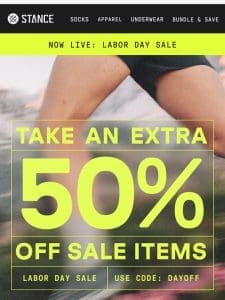 ️ EXTRA 50% OFF Sale Items Starts NOW!