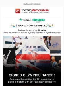 ️‍♀️ SIGNED OLYMPICS RANGE