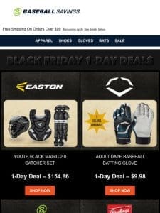 1-Day Black Friday Deals Inside!