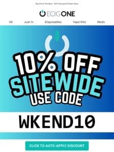 ??10% OFF SITEWIDE THIS WEEKEND ONLY!