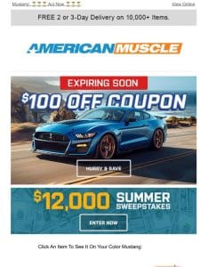 $100 Coupon ? Expiring Soon