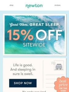 ?? 15% OFF Sitewide happening NOW ??