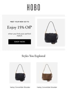 15% Off Bags Crafted to Last