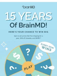 15 Years Of BrainMD ??