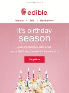 15% off birthday wishes