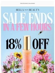 18% OFF Ends In A Few Hours