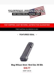 20% OFF ? WILSON COMBAT Magazines & Accessories