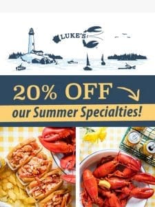 20% OFF our summer favorites ?????