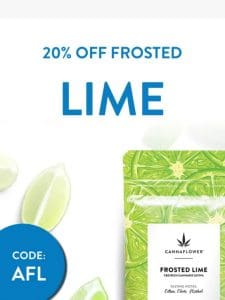 ?? 20% Off Frosted Lime ??