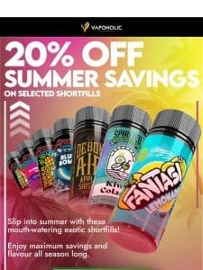 ?? 20% Off Now! Refresh Your Vape ??