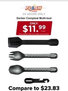 24 HOURS ONLY | GERBER COMPLEAT MULTI TOOL | FLASH SALE