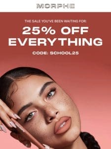 25% OFF AND GOING OFF