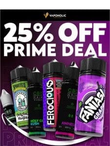 25% OFF – Prime Deal ???