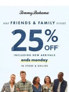 25% Off Starts… NOW