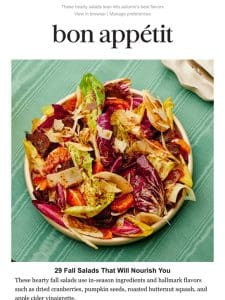 29 fall salads for transitional season