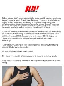 3 Breathing Techniques to Help You Fall (and Stay) Asleep