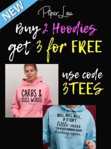 3 FREE HOODIES?   Yup – this is kinda a big deal.