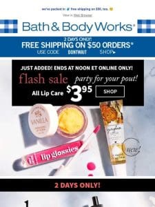 $3.95 FLASH sale finale + extra deals inside! ??