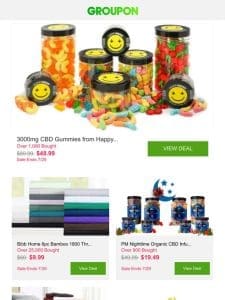 3000mg CBD Gummies from Happy Hemp and More