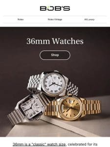 36mm Luxury Watches Our Staff Can’t Resist