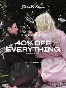 40% OFF EVERYTHING!! ⚡⚡⚡⚡⚡⚡⚡⚡⚡