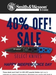 40% OFF Every Day Carry!