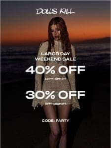 40% OFF TODAY ONLY!!!!!