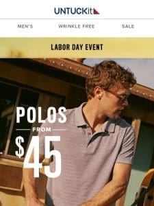 $45 Polos Perfect For Right Now