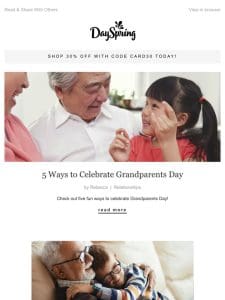 5 Ways to Celebrate Grandparents Day