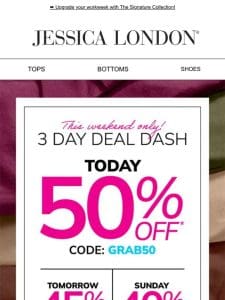 50% OFF! | Going， Going， Gone… ??