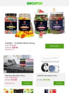 5000MG – 12，000MG MEGA Strength CBD Gummies by Golden Goat and More