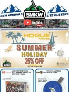 ALL Hogue Knives at 25% OFF