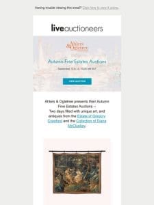 Ahlers & Ogletree Auction Gallery | Autumn Fine Estates Auctions