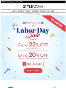 Almost Gone! Labor Day Savings Alert: 22% Off Just for You!