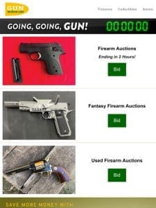 Auctions Ending Tonight