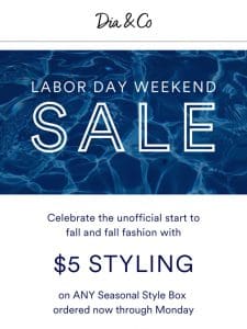 August Slipped Away Into a Moment in Time but $5 Styling Stays!