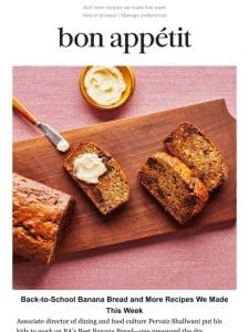 BA’s best banana bread