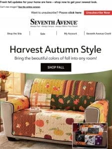 Bask in the Beauty of Autumn with NEW Harvest Faves