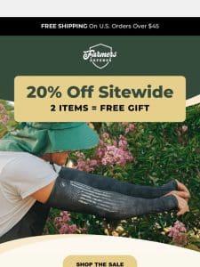 ?? Beat Peak Summer Heat — 20% Off Everything + Free Gift!