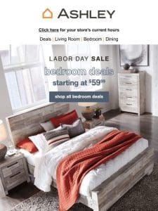 Bedroom Refresh? Deals Start at $59.99!