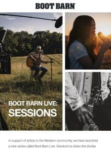 Boot Barn Live: Sessions