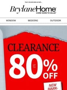 *CLEARANCE* Up to 80% Off NOW