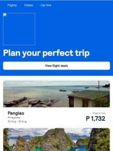 Caticlan (Boracay) to Cebu from P 1，531