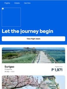 Cebu from P 1，398 and more ??