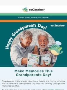 Celebrate Grandparents Day with a Taste of the World!