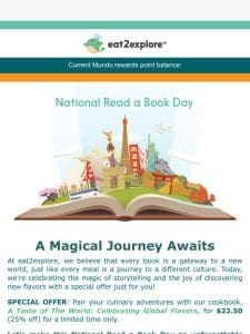 Celebrate National Read a Book Day with Culinary Adventures!