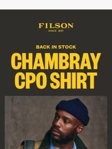 Chambray CPO Shirt: Heritage Workwear