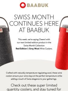 Cheers to Swiss Month! ?? – Limited Release