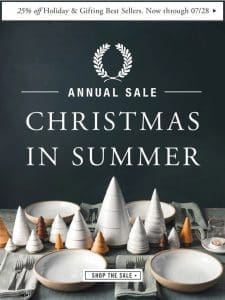 Christmas in Summer ?? 25% OFF